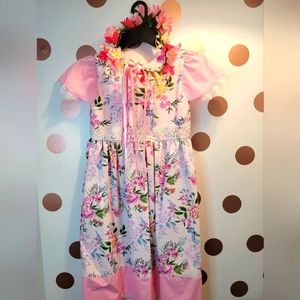 Child's Flowered Dress or Dirndle